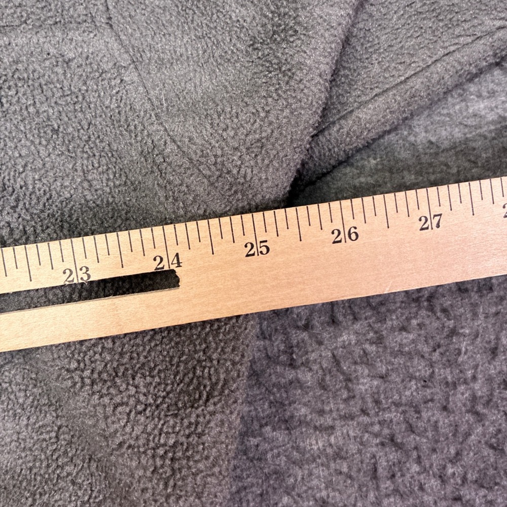 Patagonia Synchilla Fleece Pullover Mens L Gray Green Snap-T Gorpcore Stain - Picture 8 of 9